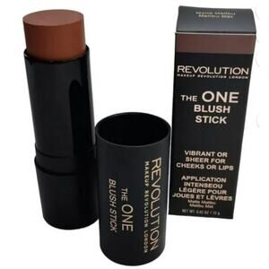 Revolution The One Vibrant Blush Stick, Cheeks and Lips, Matte Malibu, NWT